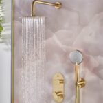 Bristan Frammento Concealed Dual Control Shower Pack 2 Brushed Brass