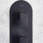 Bristan Frammento Concealed Dual Control Shower Pack 2 Black