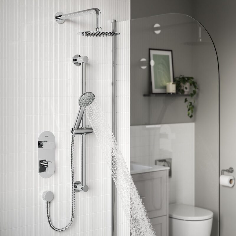 Bristan Frammento Concealed Dual Control Shower Pack Chrome