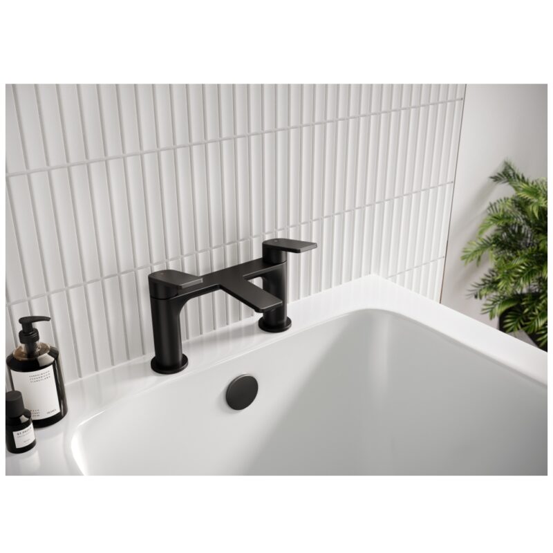 Bristan Frammento Bath Filler Tap Black