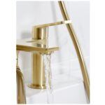 Bristan Frammento Bath Shower Mixer Tap Brushed Brass