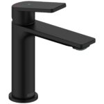 Bristan Frammento Eco Start Basin Mixer with Clicker Waste Black