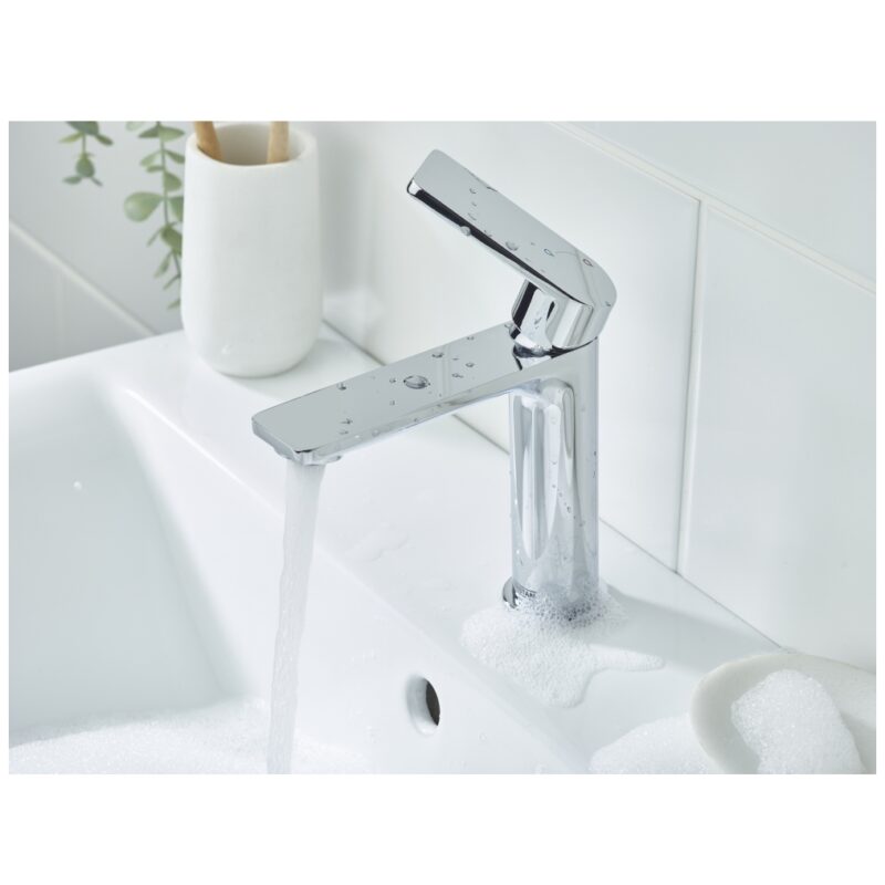 Bristan Frammento Eco Start Basin Mixer with Clicker Waste Chrome