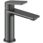 Bristan Frammento Eco Start Basin Mixer with Clicker Waste Gun Metal