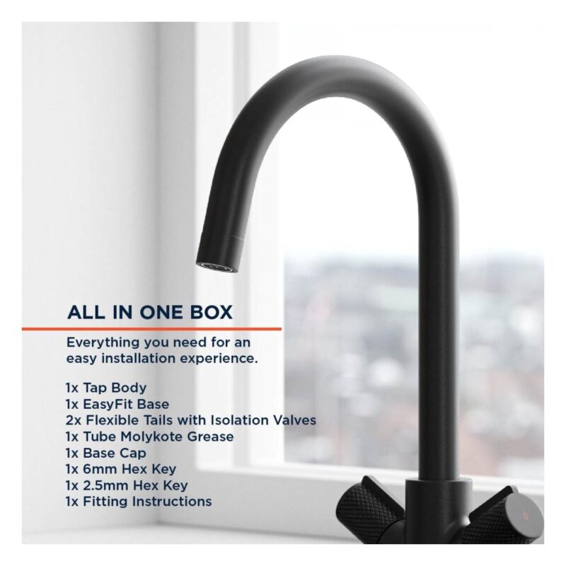 Bristan Fern Easyfit Sink Mixer Tap Black