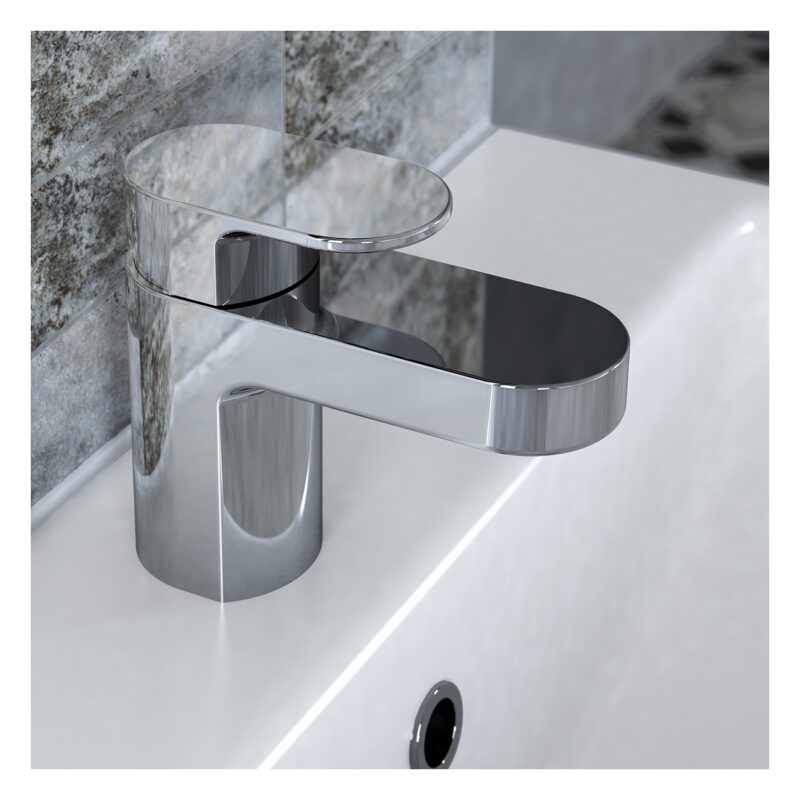 Bristan Frenzy Chrome Basin Mixer Tap with Clicker Waste
