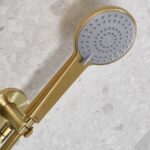 Bristan Multi Function Shower Handset Brushed Brass