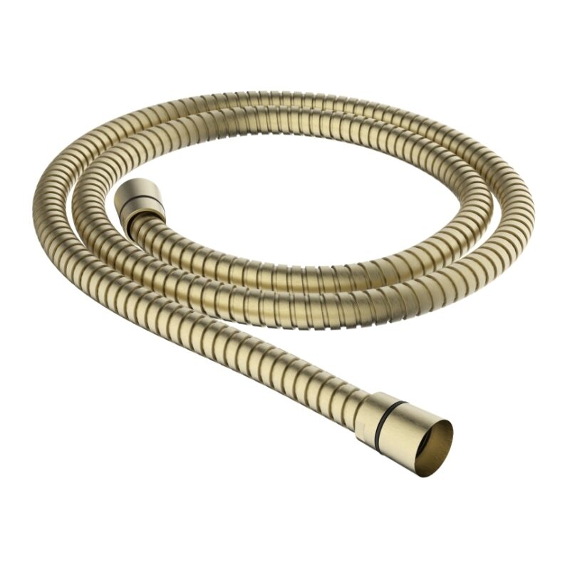 Bristan 1.5m Cone to Cone Standard Bore Shower Hose Brushed Brass Bristan 1.5m Cone to Cone Standard Bore Shower Hose Brushed Brass