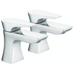 Bristan Hourglass Bath Taps Chrome