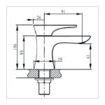 Bristan Hourglass Bath Taps Chrome