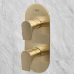 Bristan Hourglass Shower Pack 2 Brushed Brass