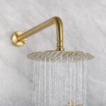 Bristan Hourglass Shower Pack 2 Brushed Brass