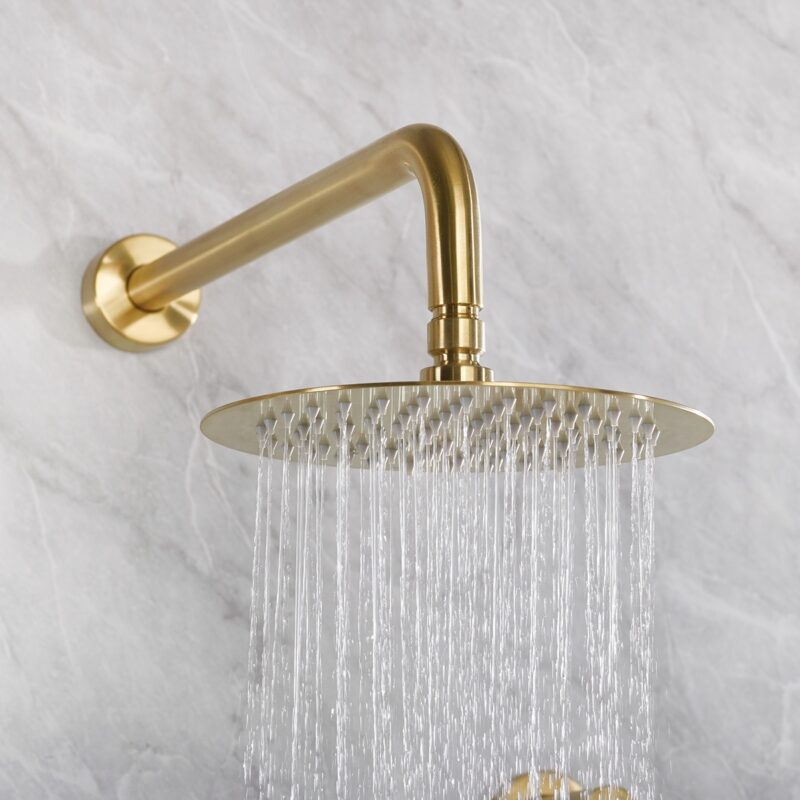 Bristan Hourglass Shower Pack 2 Brushed Brass
