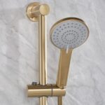 Bristan Hourglass Shower Pack 2 Brushed Brass