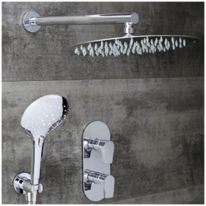 Bristan Hourglass Shower Pack with Fixed Head & Handset