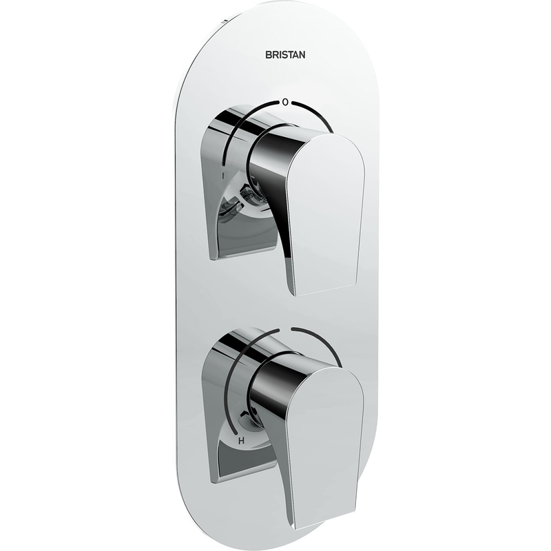 Bristan Hourglass Dual Control Shower Valve with Two Outlets Bristan Hourglass Dual Control Shower Valve with Two Outlets