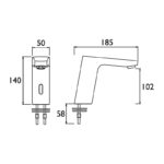 Bristan Infra Red Automatic Basin Spout