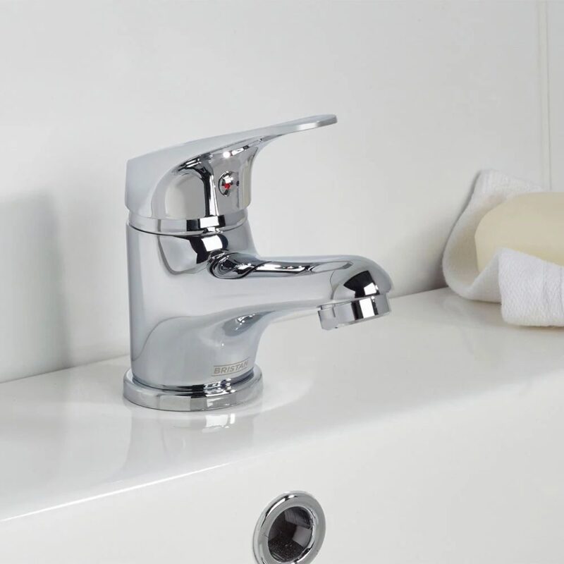 Bristan Iris Basin Mixer with Clicker Waste