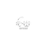 Bristan Java Deck Mounted Bath Shower Mixer