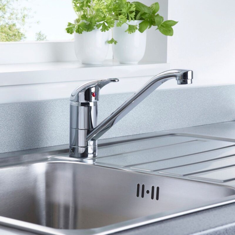 Bristan Java Single Flow Easyfit Mono Sink Mixer Chrome