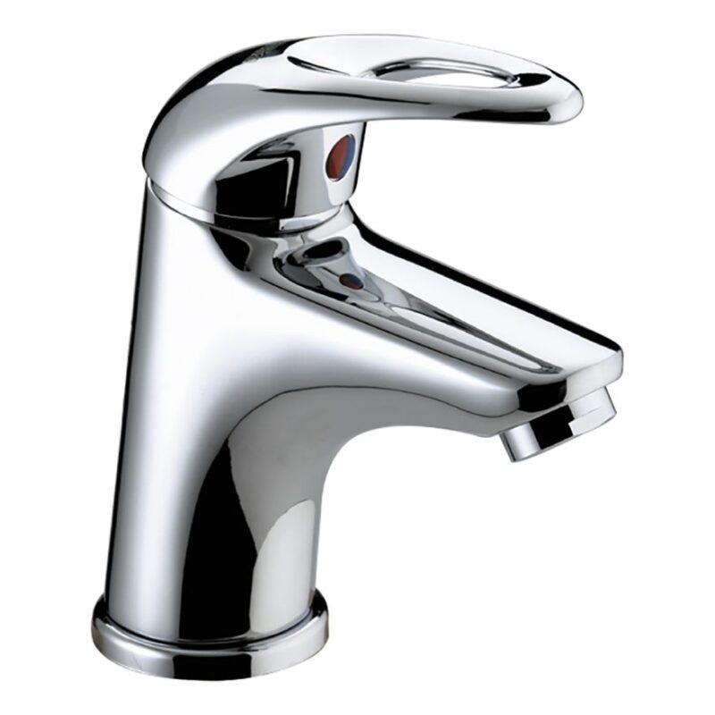 Bristan Java Small Basin Mixer with Clicker Waste Chrome