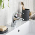 Bristan Java Small Basin Mixer with Clicker Waste Chrome