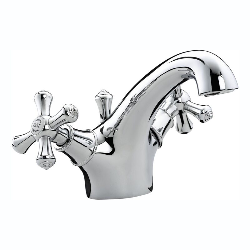Bristan Colonial Mono Basin Mixer with Pop-up Waste Chrome Bristan Colonial Mono Basin Mixer with Pop-up Waste Chrome