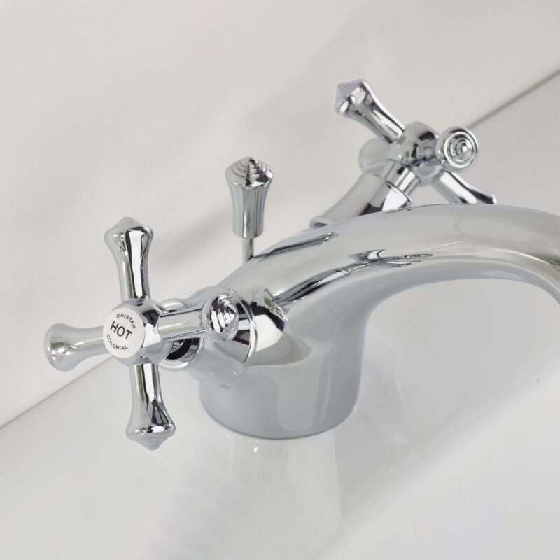Bristan Colonial Mono Basin Mixer with Pop-up Waste Chrome