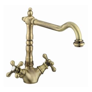 Bristan Colonial Easyfit Sink Mixer Antique Bronze