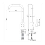 Bristan Lemon Easyfit Sink Mixer Brushed Nickel
