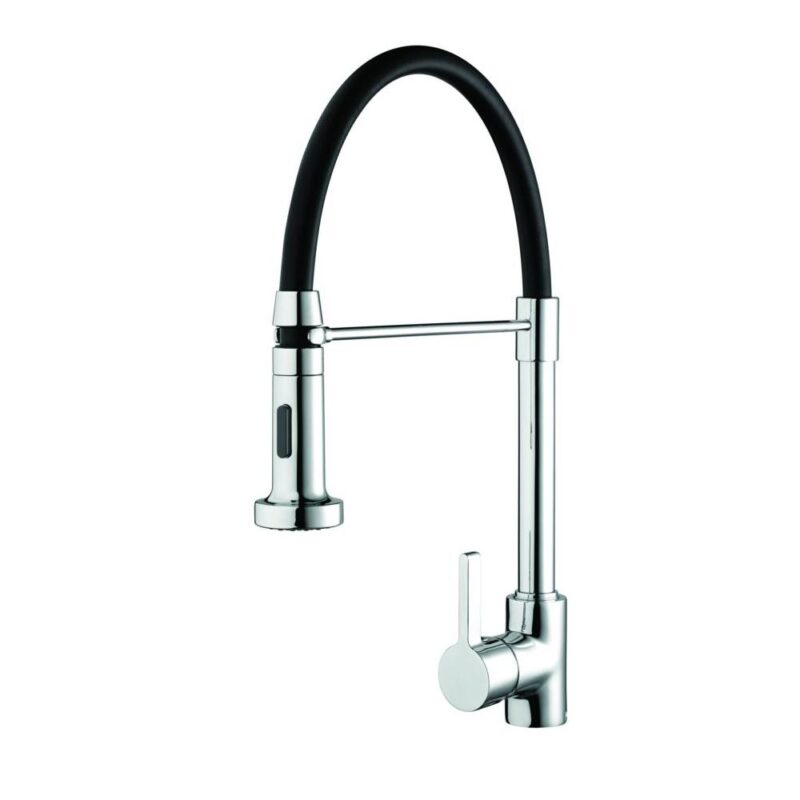 Bristan Liquorice Mono Sink Mixer with Pull Down Spray Chrome Bristan Liquorice Mono Sink Mixer with Pull Down Spray Chrome