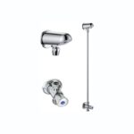 Bristan Gummers Exposed Timed Flow Shower with Fixed Head