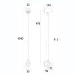Bristan Gummers Exposed Timed Flow Shower with Fixed Head