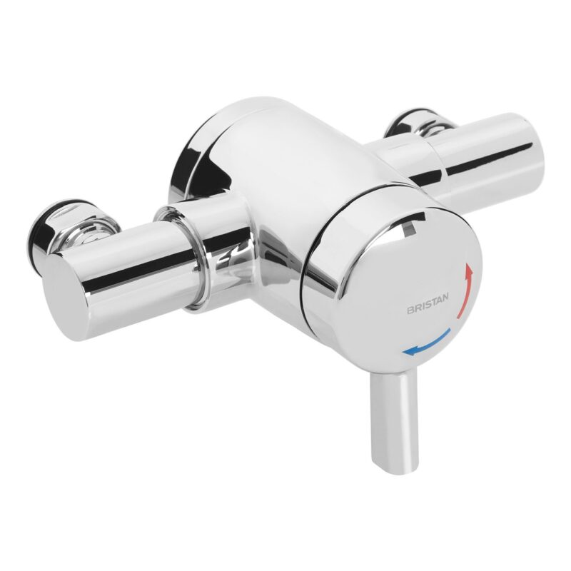 Bristan Gummers Opac Exposed Mini Shower Valve with Lever Chrome Bristan Gummers Opac Exposed Mini Shower Valve with Lever Chrome
