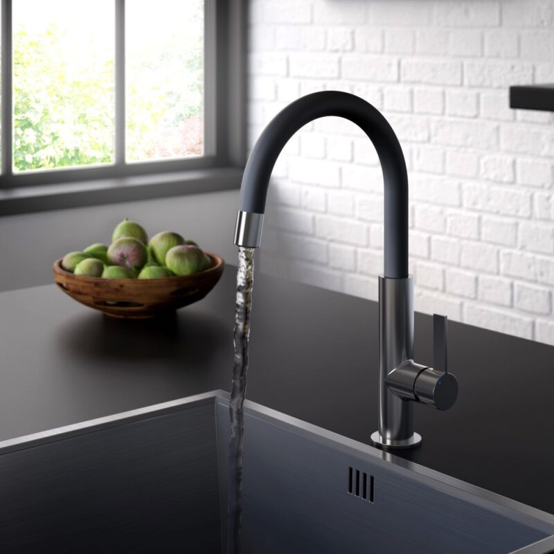 Bristan Melba Sink Mixer Tap Black