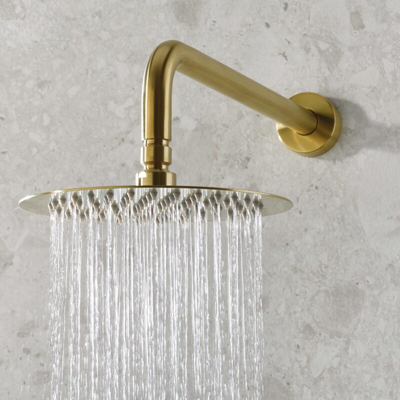 Bristan Molida Concealed Dual Control Shower Pack 2 Brushed Brass