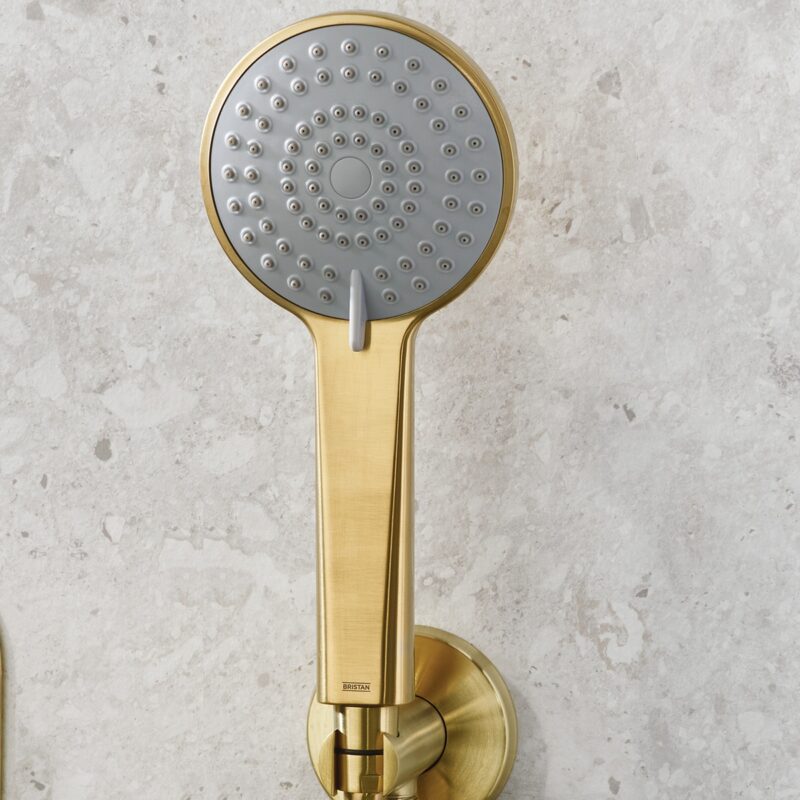 Bristan Molida Concealed Dual Control Shower Pack 2 Brushed Brass