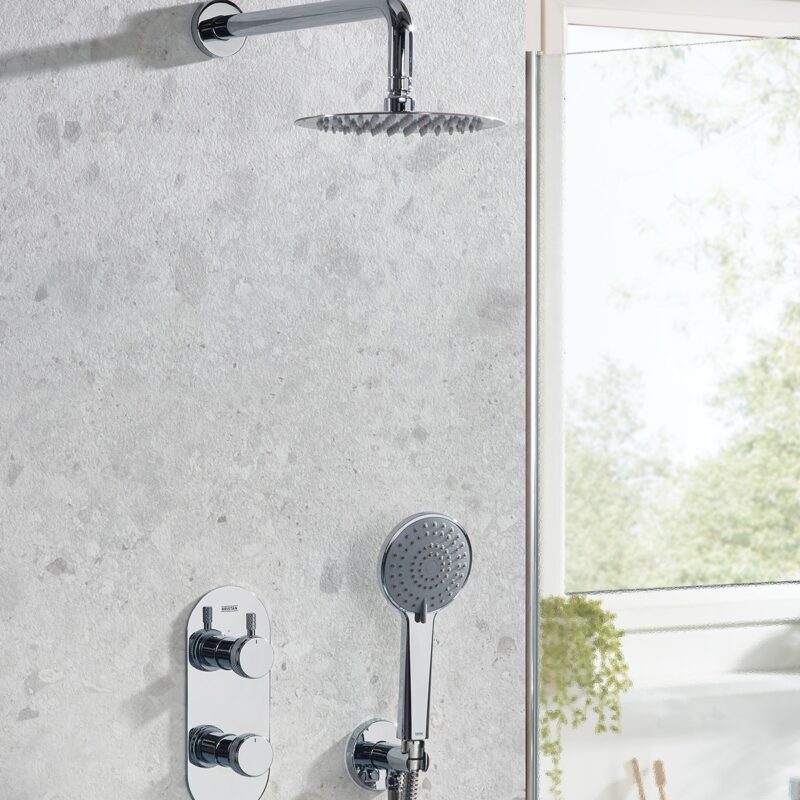 Bristan Molida Concealed Dual Control Shower Pack 2 Chrome