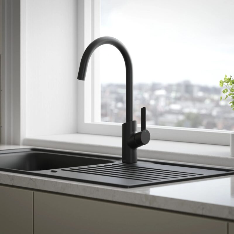 Bristan Maple Easyfit Sink Mixer Tap Black