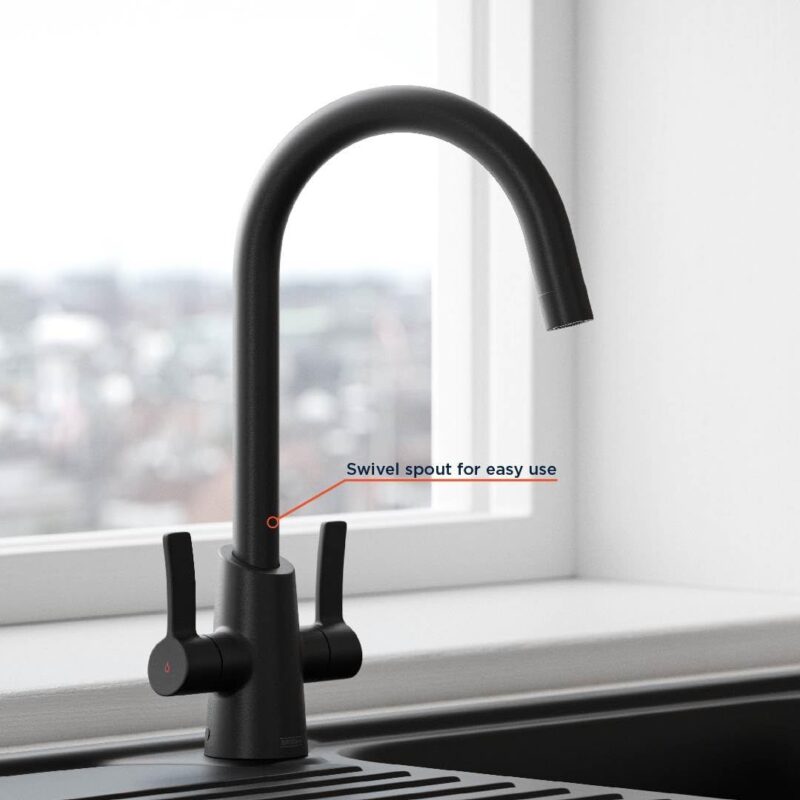 Bristan Maple Easyfit Sink Mixer Tap Black