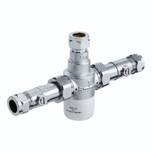 Bristan Gummers 15mm TMV3 Thermostatic Mixing Valve with Isolation