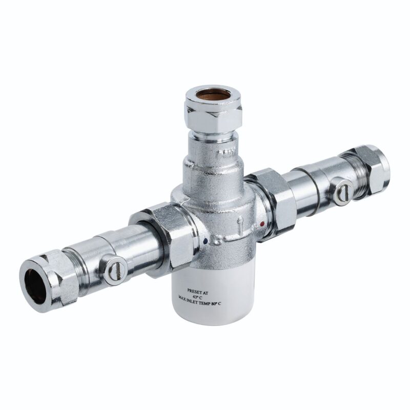 Bristan Gummers 15mm TMV3 Thermostatic Mixing Valve with Isolation Bristan Gummers 15mm TMV3 Thermostatic Mixing Valve with Isolation