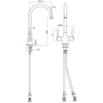 Bristan Monza Easyfit Mono Sink Mixer Chrome