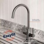 Bristan Monza Easyfit Kitchen Sink Mixer Tap Gun Metal Grey