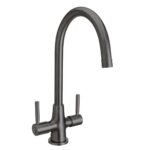 Bristan Monza Easyfit Kitchen Sink Mixer Tap Gun Metal Grey