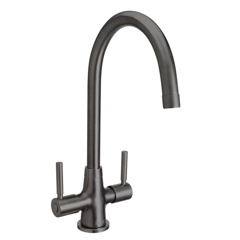 Bristan Monza Easyfit Kitchen Sink Mixer Tap Gun Metal Grey Bristan Monza Easyfit Kitchen Sink Mixer Tap Gun Metal Grey