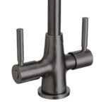 Bristan Monza Easyfit Kitchen Sink Mixer Tap Gun Metal Grey