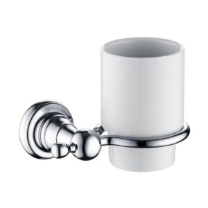 Bristan 1901 Tumbler & Holder Brass Chrome