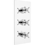 Bristan 1901 Recessed Shower Valve with Twin Stopcocks Chrome