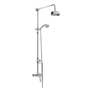 Bristan 1901 Exposed Sequential Shower Valve with Rigid Riser Kit Chrome